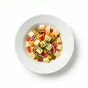 Käsesalat mit Essigmarinade