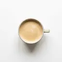 Kaffee (Getränk) mit Sojadrink, ungesüßt