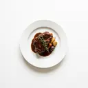 Kalb Hals/Nacken/Kamm, tiefgefroren, geschmort ohne Fett