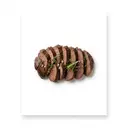 Kalb Herz, tiefgefroren, geschmort ohne Fett