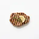 Kalb Schnitzel (Keule) gegrillt