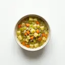 Kartoffel-Gemüsesuppe mit Gemüsebrühe