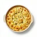 Kartoffel-Kohlrabi-Gratin mit Käse