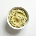 Kartoffel-Rosenkohlpüree mit Milch 3,5 % Fett