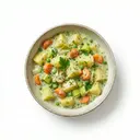 Kartoffelgemüse mit Kräutersauce von heller/weißer Grundsauce