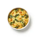 Kartoffelgratin mit Spinat