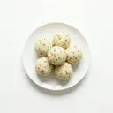 Kartoffelklöße von gekochten Kartoffeln