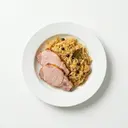 Kasseler Rippenspeer gekocht, mit Sauerkraut