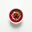 Kirschkaltschale/Kirschsuppe, gebunden mit Stärke