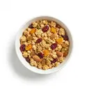 Knuspermüslimischung mit Trockenfrüchten, gesüßt