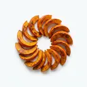 Kürbis Hokkaido (C. maxima) gebraten ohne Fett (Pfanne)