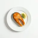 Lachssteaks gebraten