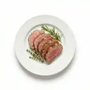 Lammbraten ohne Sauce