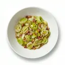 Lauchsalat (gegart) mit Speck-Essigmarinade