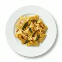 Maultaschen Schwäbische Art (mit Hackfleisch) in Butter geröstet