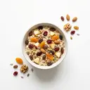 Müslimischung mit Trockenfrüchten, glutenfrei, gesüßt