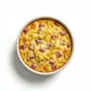 Nudelpudding (Teigwaren eifrei) mit Kochschinken