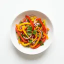 Paprikasalat mit Essigmarinade