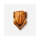 Perlhuhn Fleisch, mit Haut, tiefgefroren, gebraten ohne Fett (Ofen)