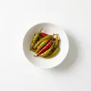 Pfefferschote gesäuert, abgetropft