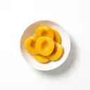 Pfirsich mit Süßungsmitteln, Konserve, abgetropft