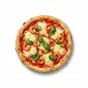 Pizza marinara (mit Tomatensauce, Mozzarella, Meeresfrüchten)