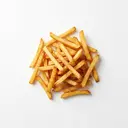 Pommes frites tiefgefroren, frittiert, gesalzen