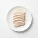 Pute Brust, ohne Haut, gekocht