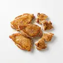 Pute Fleisch, mit Haut, gebraten ohne Fett (Pfanne)