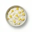 Quarkspeise mit Ananas