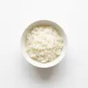 Reis poliert, geschmort ohne Fett