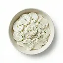 Rettichsalat mit Saure-Sahne-Dressing