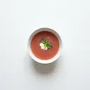 Rhabarberkaltschale gebunden mit Stärke