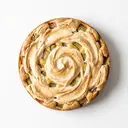 Rhabarberkuchen (Rührmasse) mit Baiser