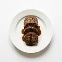 Rind Roulade (Oberschale) geschmort ohne Fett