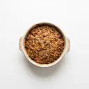 Rind/Schwein, Hackfleisch gemischt, gebraten ohne Fett (Ofen)