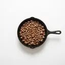 Rind/Schwein, Hackfleisch gemischt, tiefgefroren, gebraten ohne Fett (Pfanne)