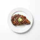 Rind Steak (Rücken) tiefgefroren, gegrillt