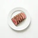 Rinderfilet gebraten im Ofen, ohne Sauce