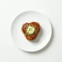 Rinderfiletsteak gebraten, mit Kräuterbutter