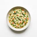 Risotto gedünstet mit Gemüsebrühe