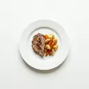 Roastbeef gebraten im Ofen, mit Röstgemüse