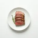 Roastbeef gebraten im Ofen, ohne Sauce