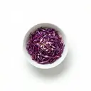 Rotkohlsalat (roh) mit Essigmarinade