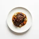 Schaf Brust, fett, geschmort ohne Fett