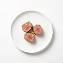 Schaf Filetmedaillon, gebraten ohne Fett (Ofen)