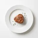 Schaf Filetsteak, tiefgefroren, gebraten ohne Fett (Pfanne)