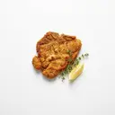 Schaf Schnitzel (Keule, mager) tiefgefroren, gebraten ohne Fett (Pfanne)