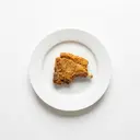 Schaf Schnitzel (Keule, mittelfett) gebraten ohne Fett (Ofen)