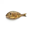 Schafskopf (Meerbrasse) gebraten ohne Fett (Pfanne)